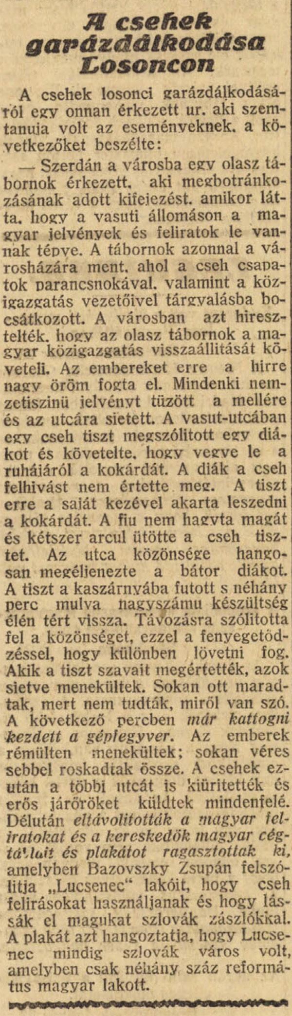 Nógrád vármegye 100 éve