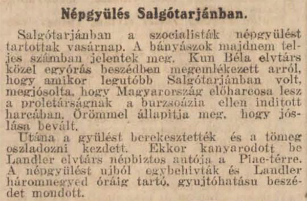 Nógrád vármegyében történt 100 éve 